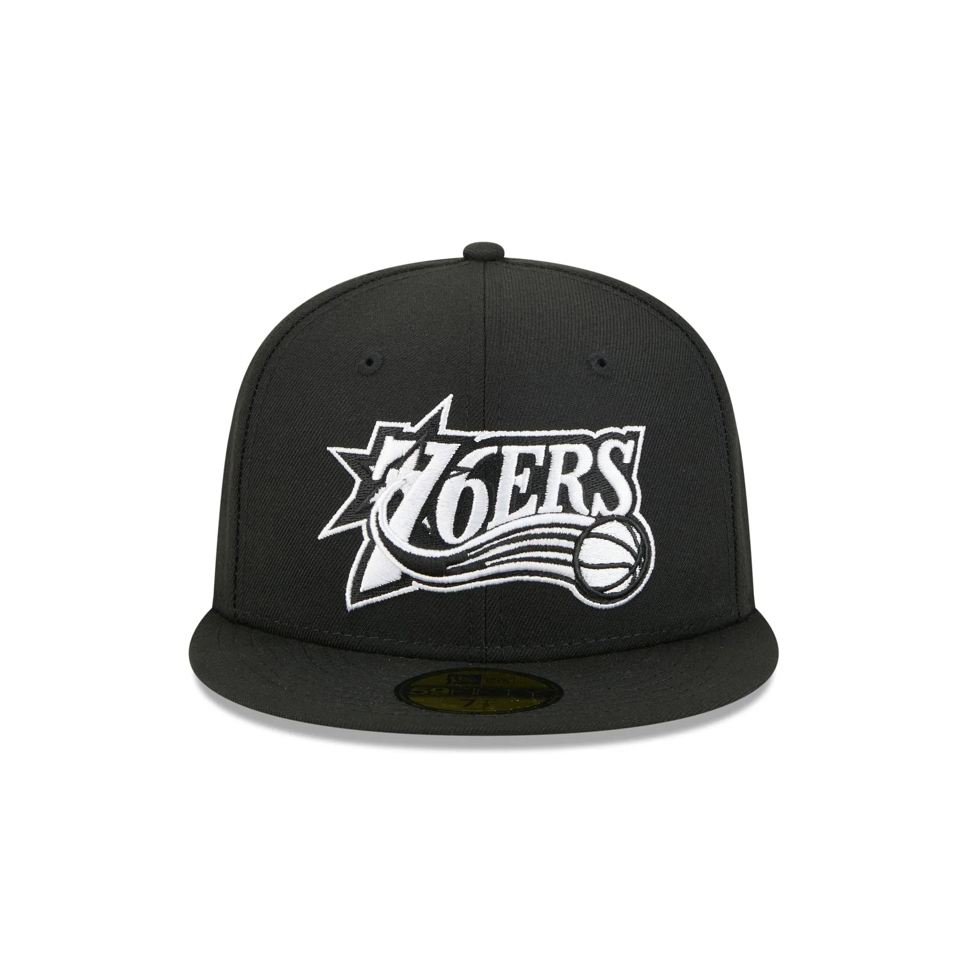 Philadelphia 76ers 1997-2008 Hardwood Classics Black 59FIFTY Fitted Hat sold by New Era product image thumbnail 2
