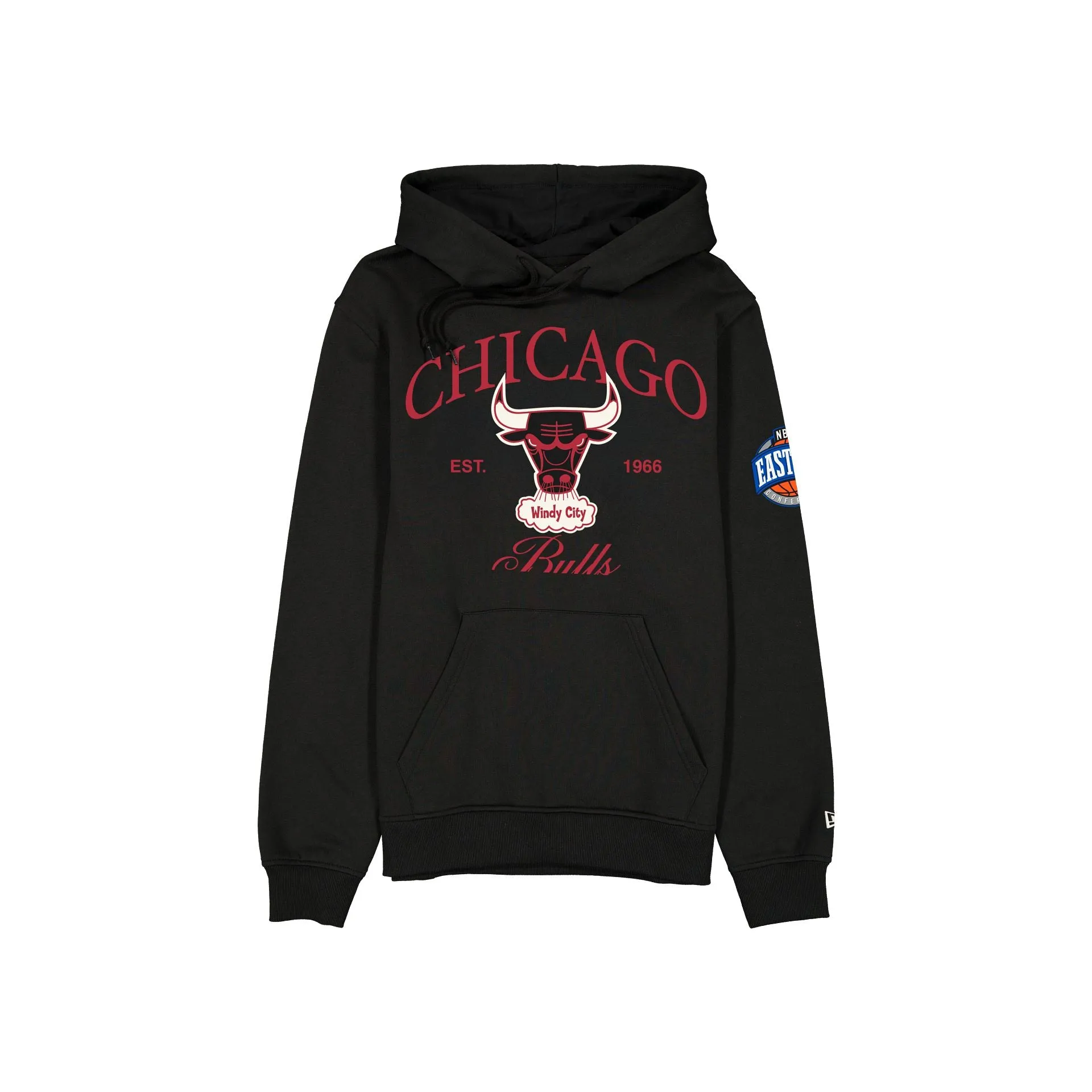 Chicago Bulls 1960-1970 Hardwood Classics Black Hoodie sold by New Era