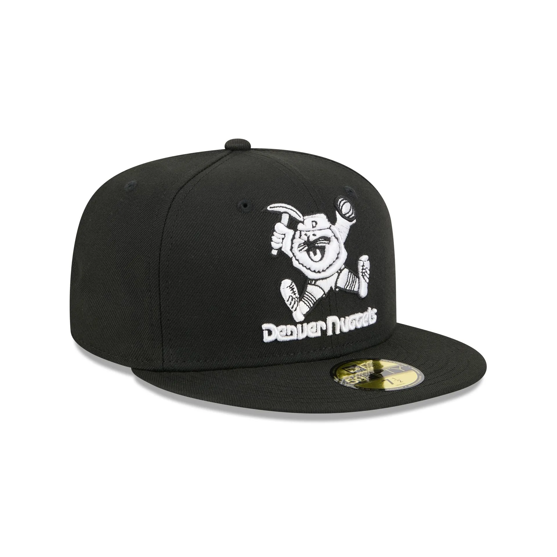 Denver Nuggets 1974-1981 Hardwood Classics Black 59FIFTY Fitted Hat sold by New Era product image thumbnail 3