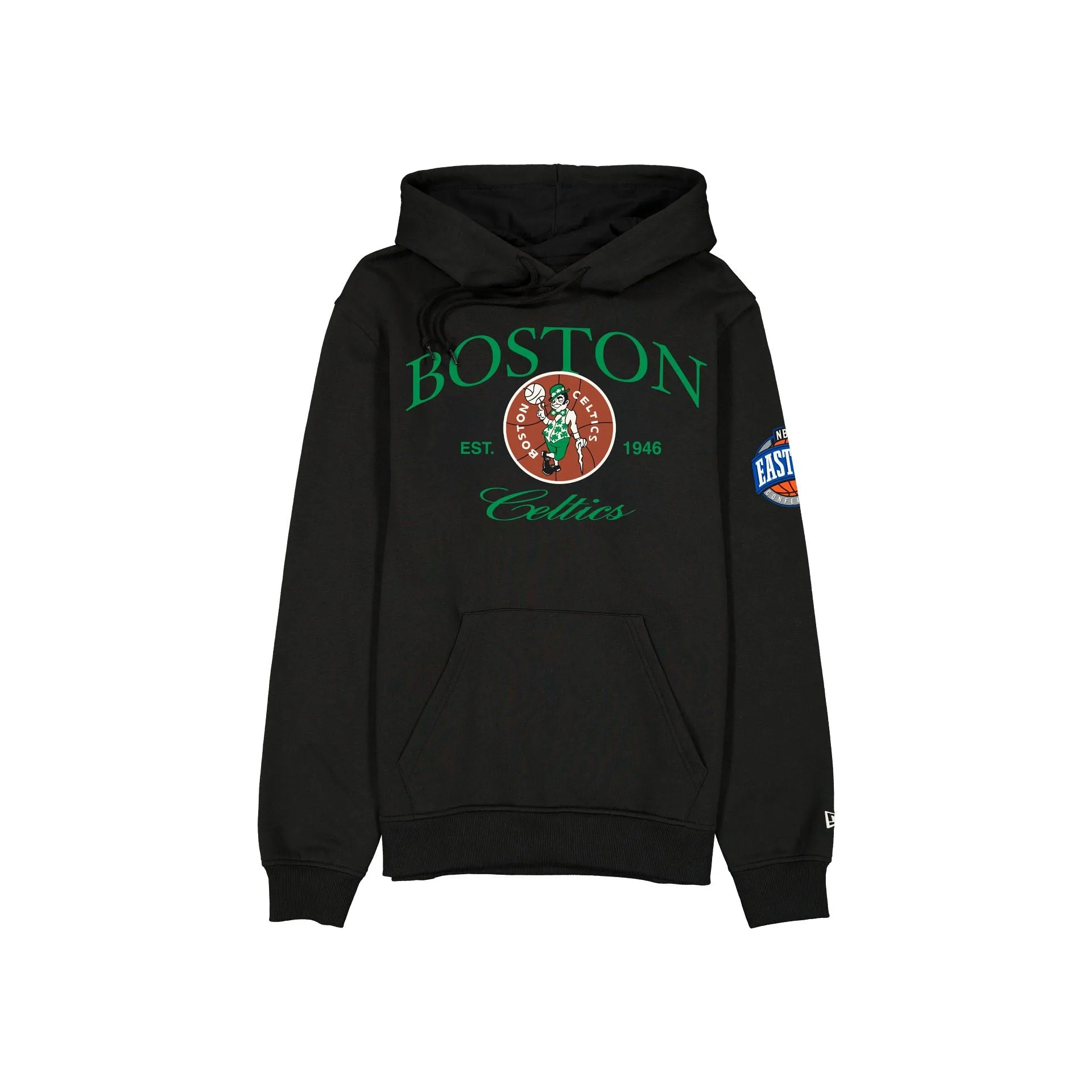 Boston Celtics 1968-1977 Hardwood Classics Black Hoodie sold by New Era