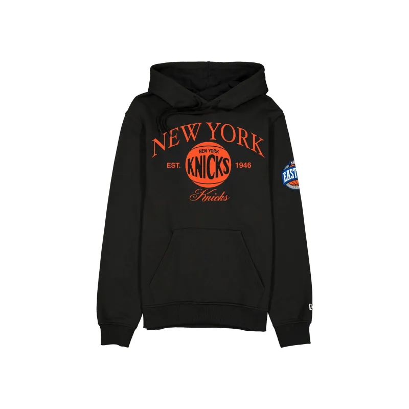 New York Knicks 1969-1976 Hardwood Classics Black Hoodie sold by New Era