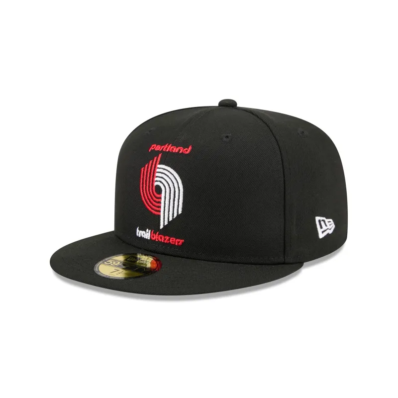 Portland Trail Blazers 1970-1990 Hardwood Classics 59FIFTY Fitted Hat sold by New Era