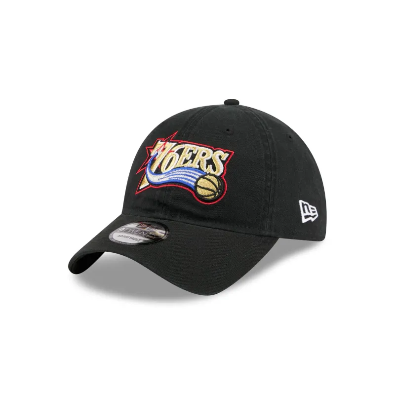 Philadelphia 76ers 1997-2008 Hardwood Classics 9TWENTY Adjustable Hat sold by New Era