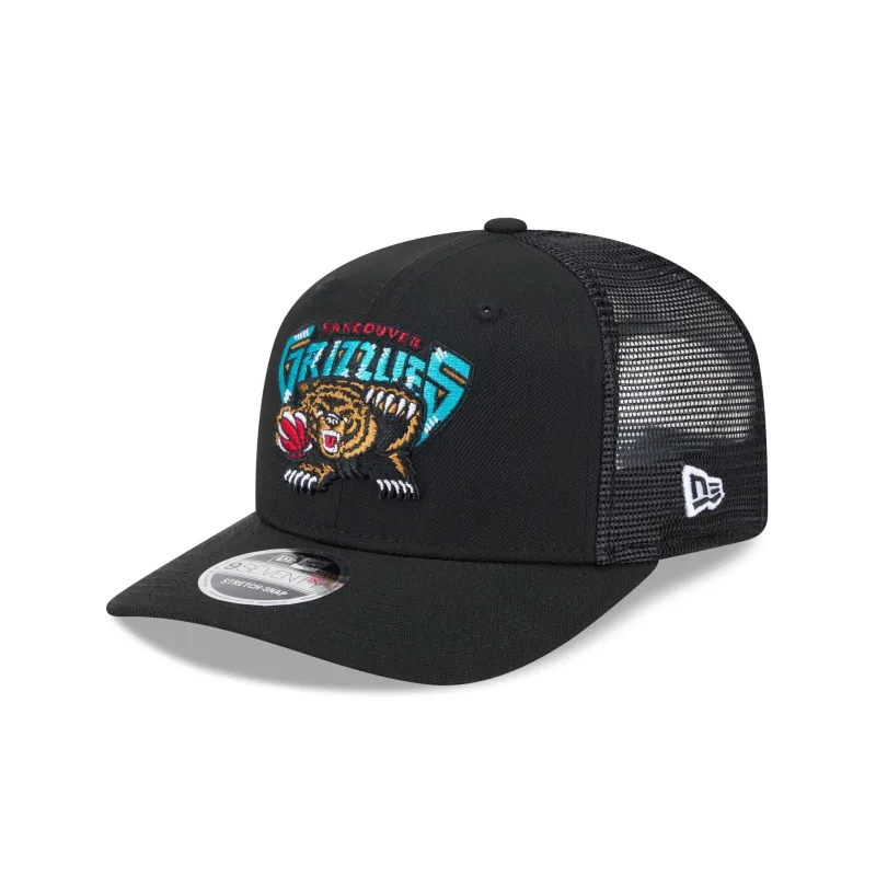 Vancouver Grizzlies 1995-2001 Hardwood Classics 9SEVENTY Trucker Hat sold by New Era