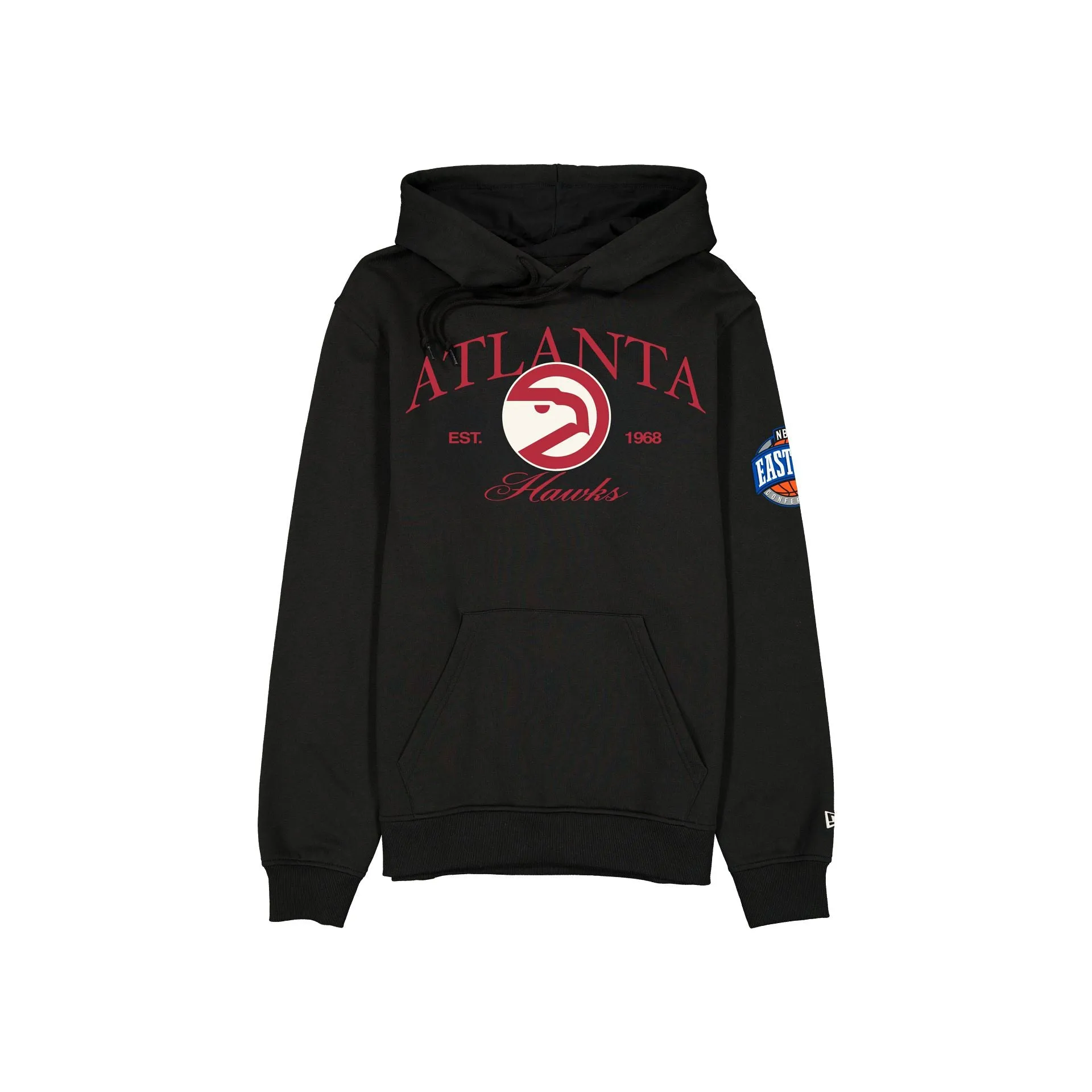 Atlanta Hawks 1972-1995 Hardwood Classics Black Hoodie sold by New Era