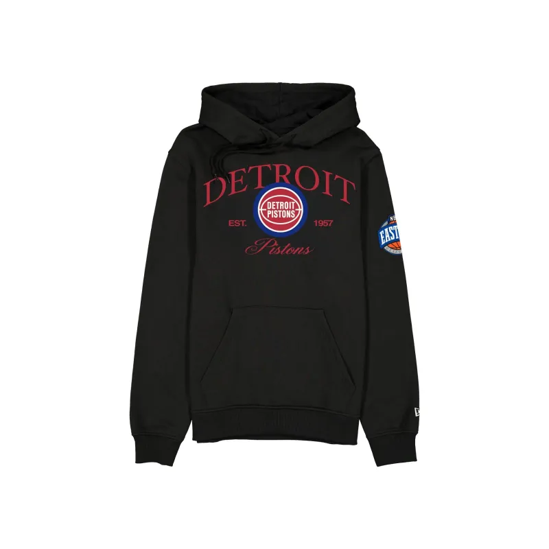 Detroit Pistons 1978-1995 Hardwood Classics Black Hoodie sold by New Era