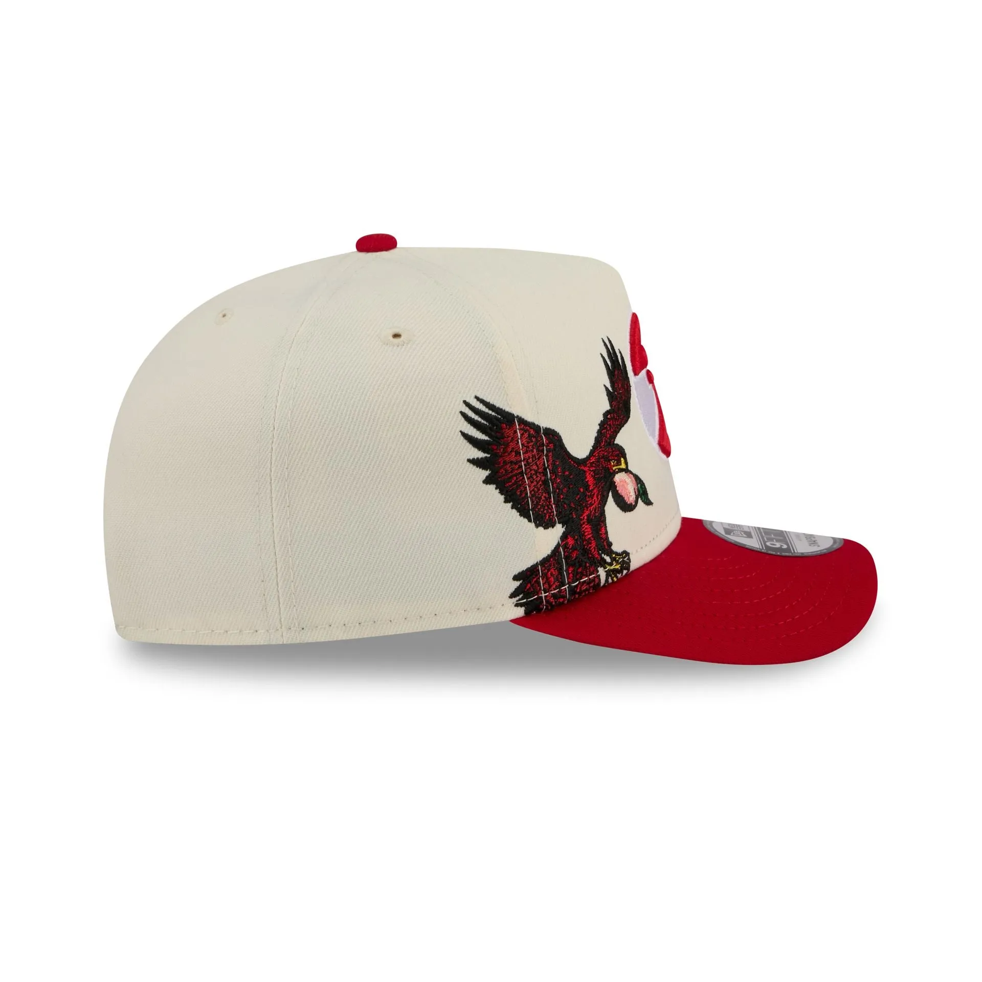 Atlanta Hawks 1972-1995 Hardwood Classics Chrome White 9FIFTY A-Frame Snapback Hat sold by New Era product image thumbnail 5