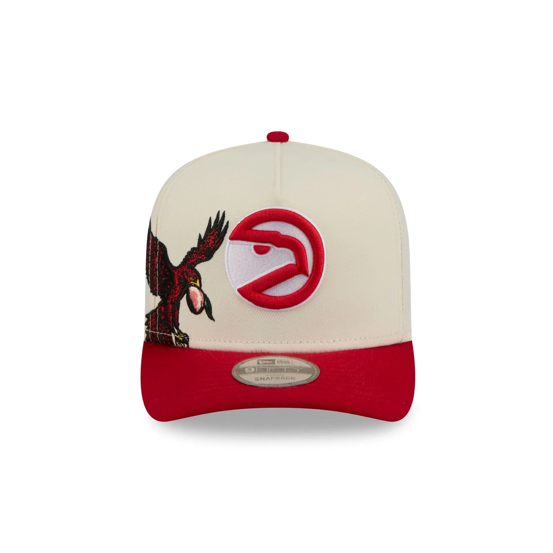 Atlanta Hawks 1972-1995 Hardwood Classics Chrome White 9FIFTY A-Frame Snapback Hat sold by New Era product image thumbnail 2