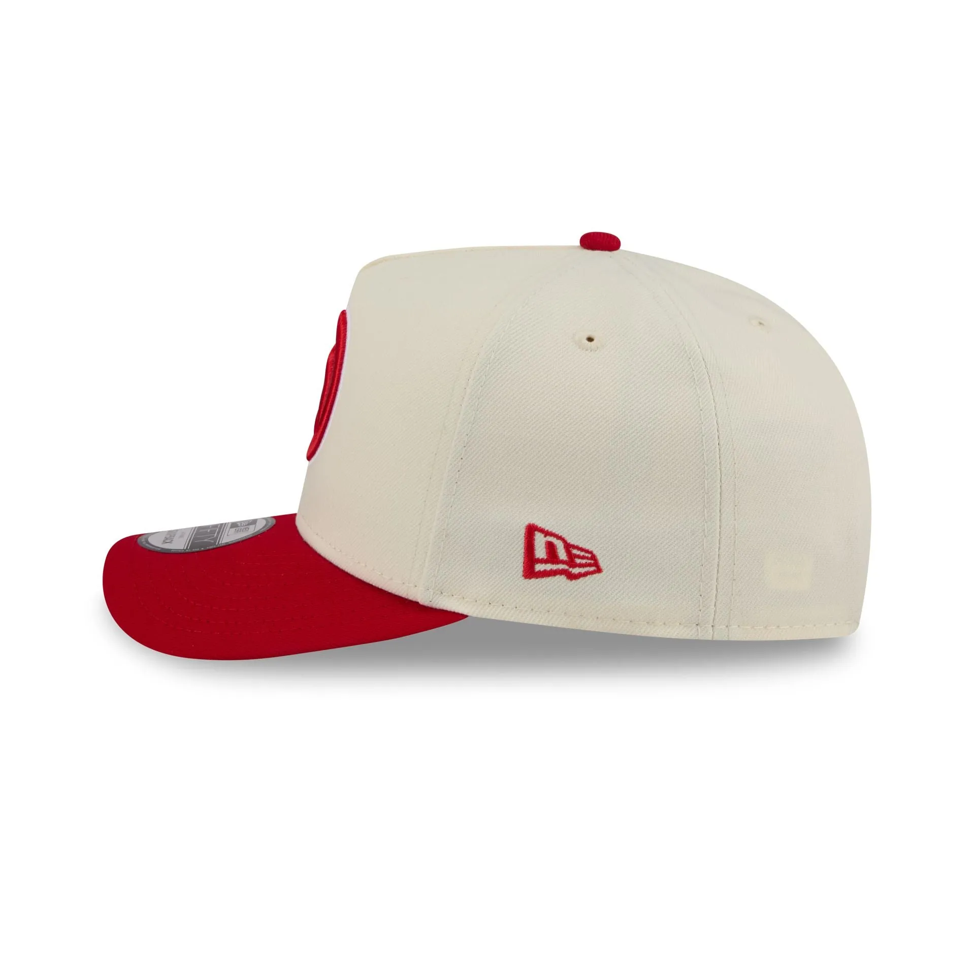 Atlanta Hawks 1972-1995 Hardwood Classics Chrome White 9FIFTY A-Frame Snapback Hat sold by New Era product image thumbnail 4