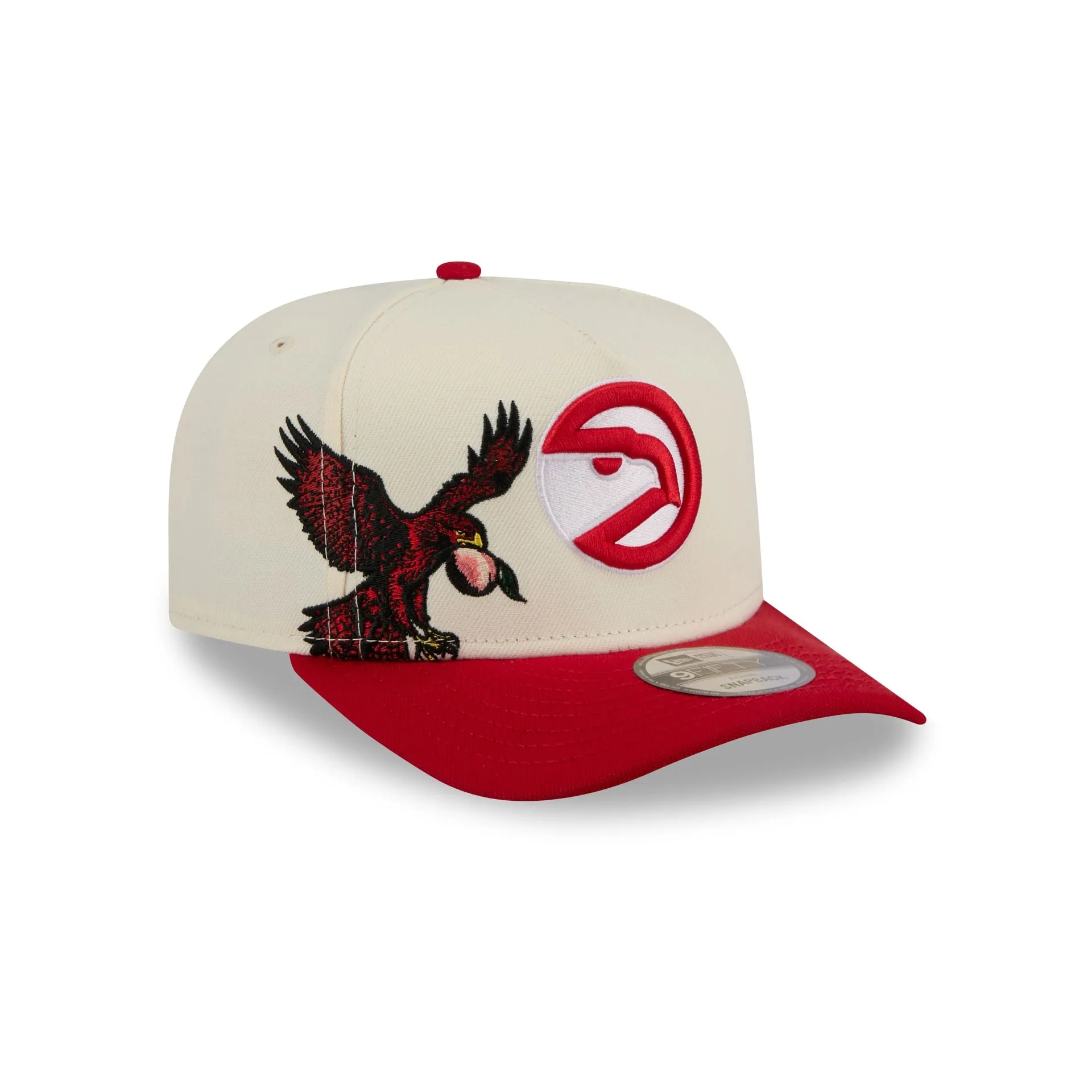 Atlanta Hawks 1972-1995 Hardwood Classics Chrome White 9FIFTY A-Frame Snapback Hat sold by New Era product image thumbnail 3