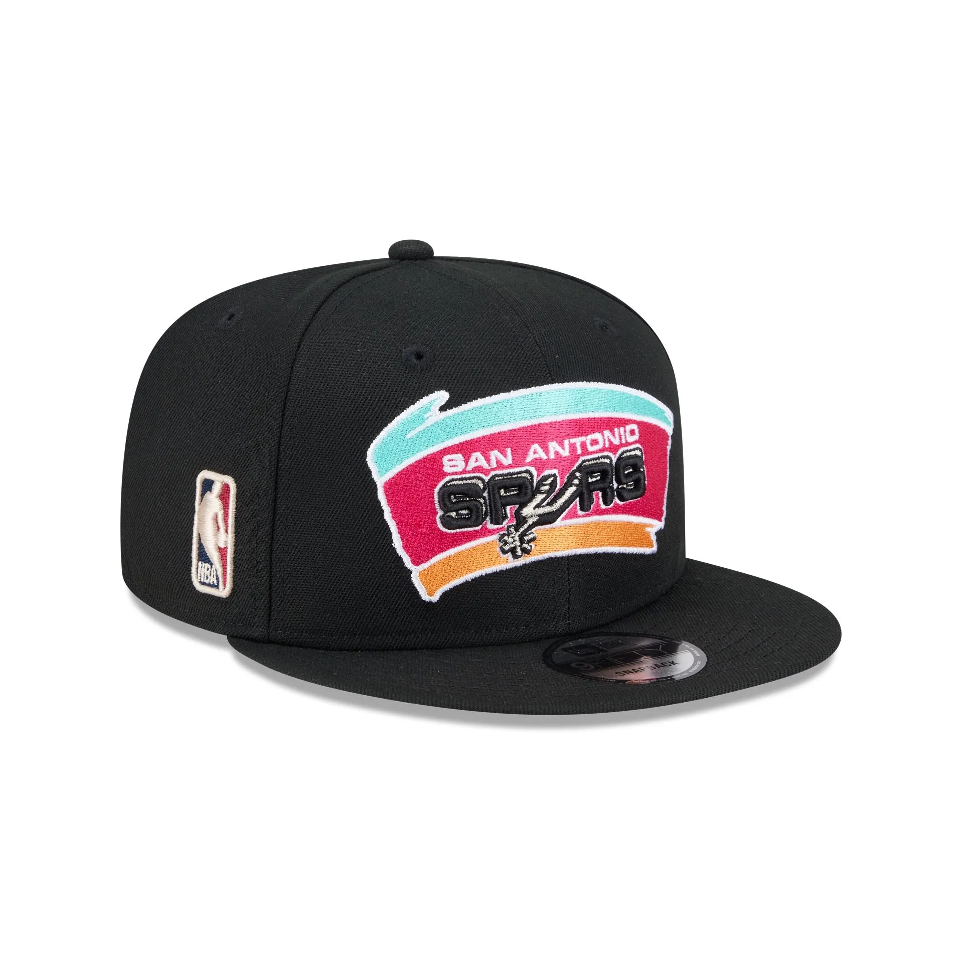 San Antonio Spurs 1989-2001 Hardwood Classics 9FIFTY Snapback Hat sold by New Era