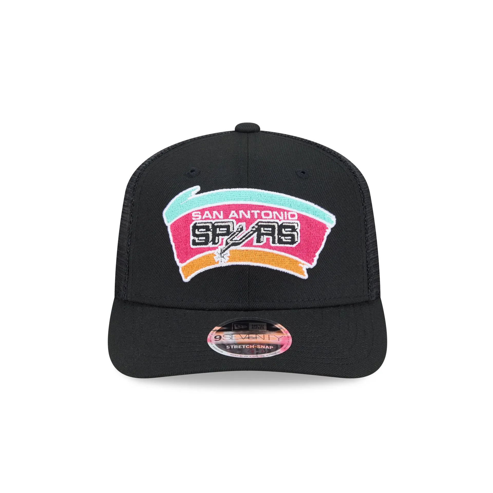 San Antonio Spurs 1989-2001 Hardwood Classics 9SEVENTY Trucker Hat sold by New Era product image thumbnail 2