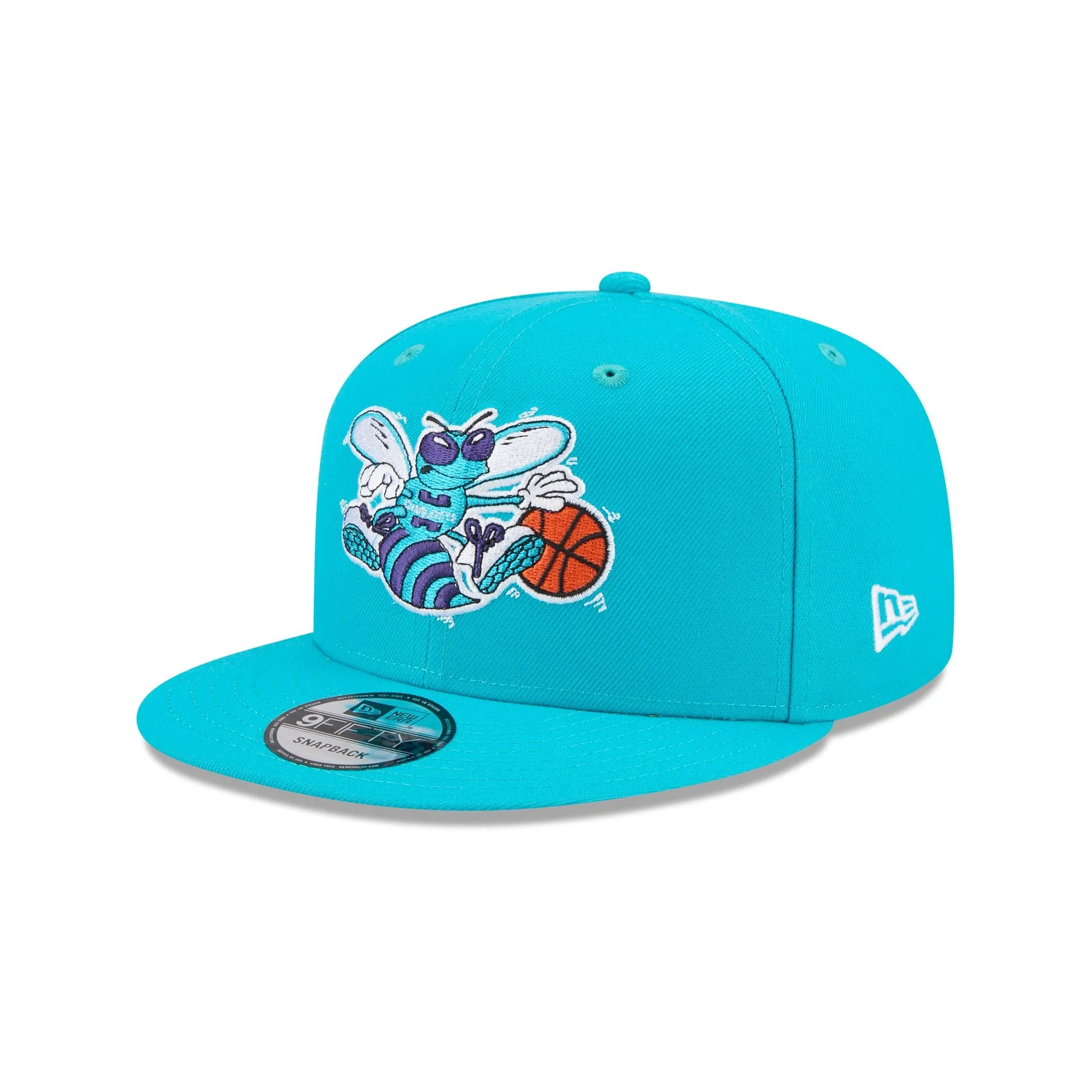Charlotte Hornets 1988-2002 Hardwood Classics 9FIFTY Snapback Hat sold by New Era product image thumbnail 3