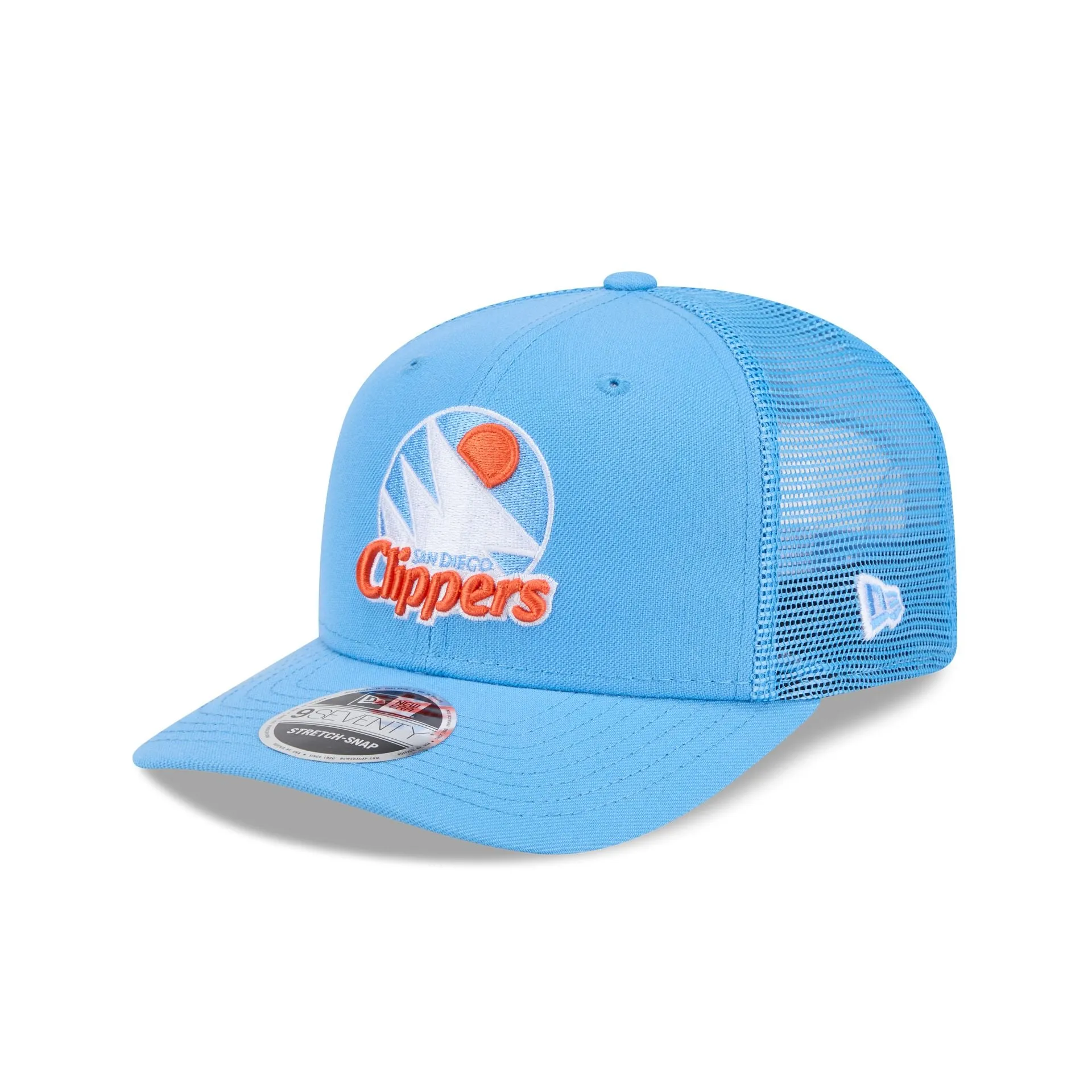 San Diego Clippers 1978-1981 Hardwood Classics 9SEVENTY Trucker Hat sold by New Era