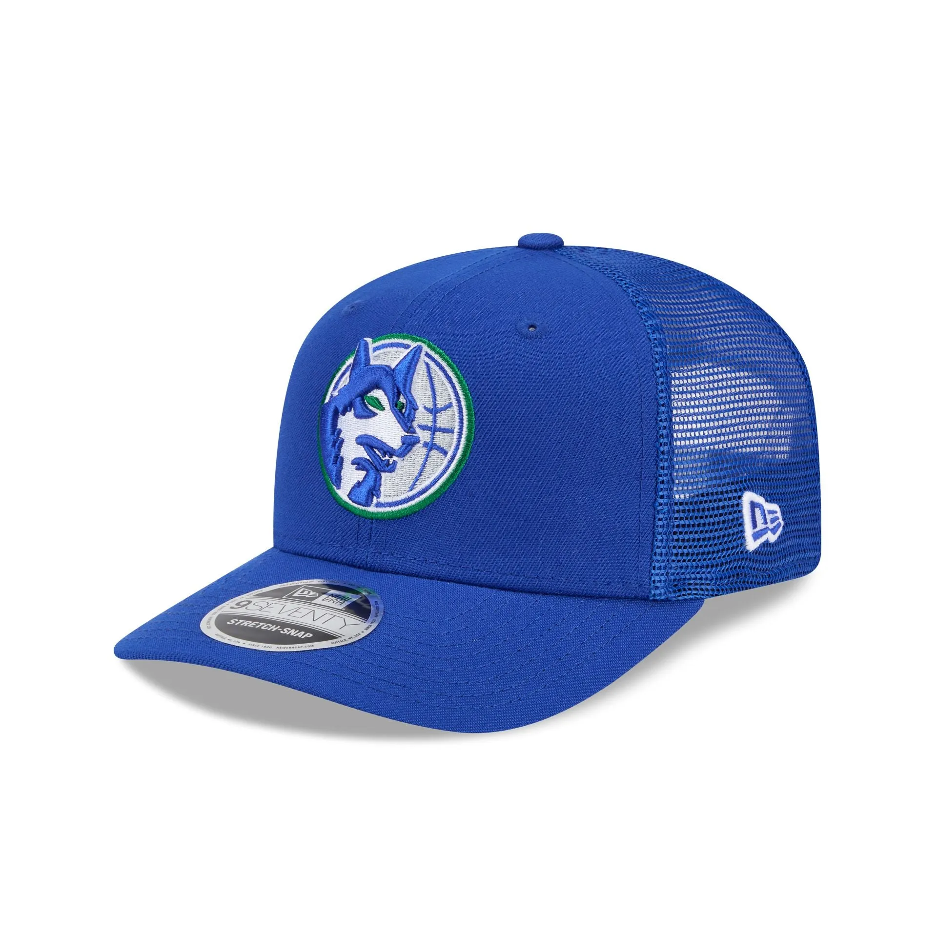 Minnesota Timberwolves 1989-1995 Hardwood Classics 9SEVENTY Trucker Hat sold by New Era