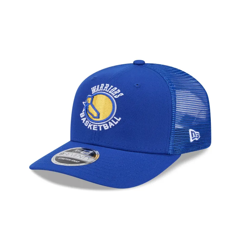 Golden State Warriors 1972-1974 Hardwood Classics 9SEVENTY Trucker Hat sold by New Era