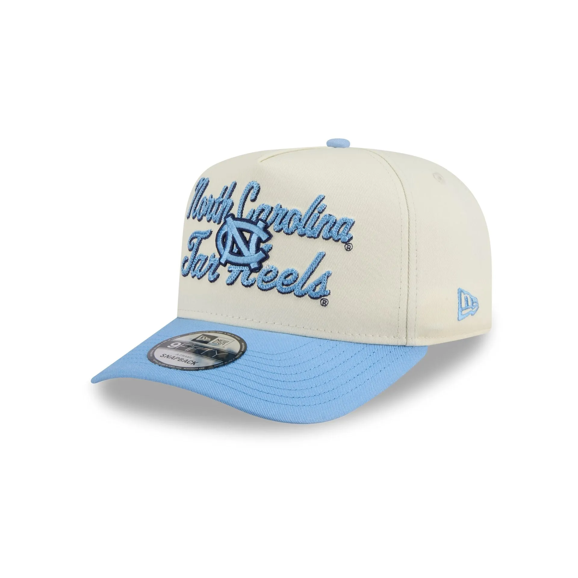 North Carolina Tar Heels Chainstitch 9FIFTY A-Frame Snapback Hat sold by New Era