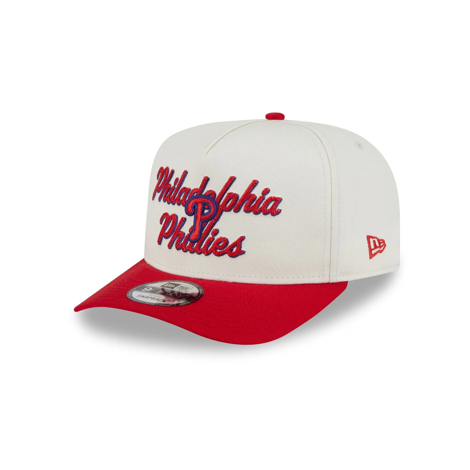 Philadelphia Phillies Chainstitch 9FIFTY A-Frame Snapback Hat sold by New Era