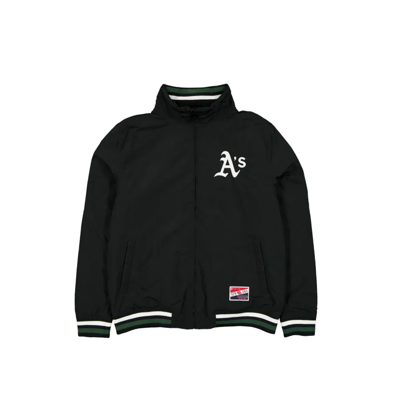 Athletics Throwback Nylon Jacket sold by New Era