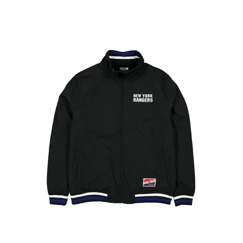 New York Rangers Throwback Nylon Jacket sold by New Era