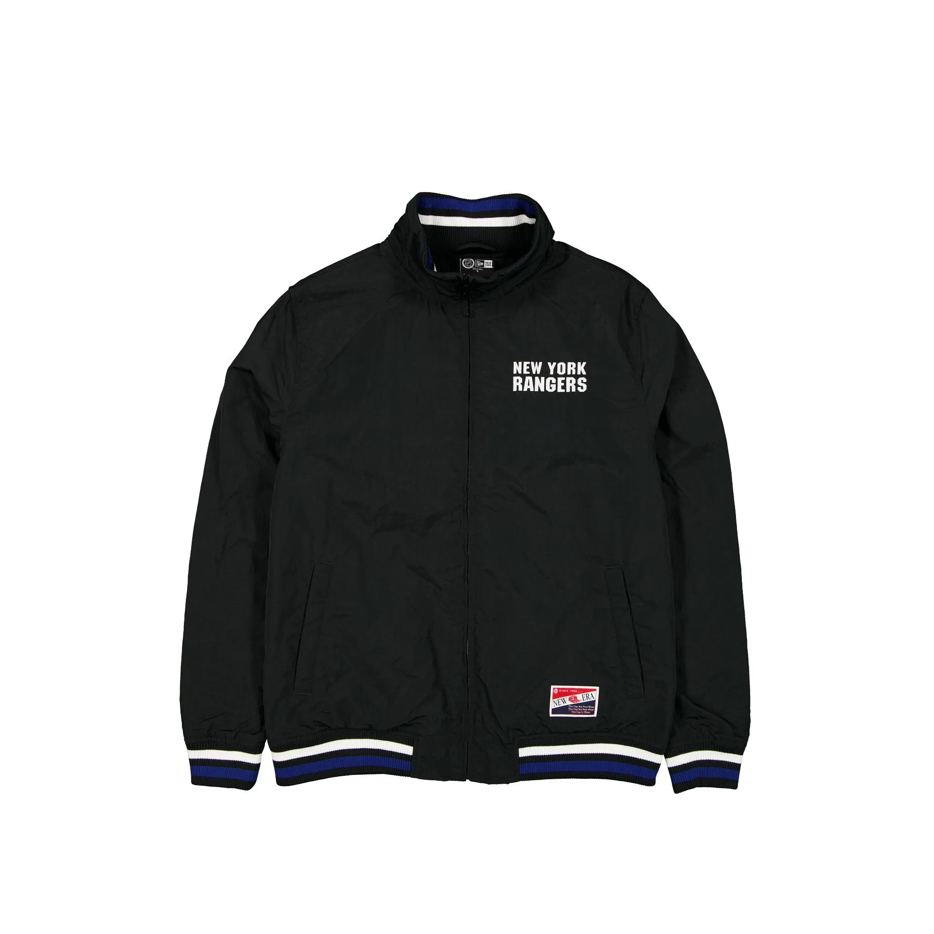 New York Rangers Throwback Nylon Jacket sold by New Era