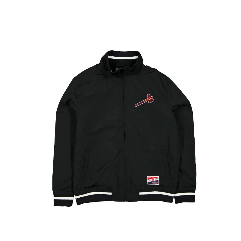 Atlanta Braves Throwback Nylon Jacket sold by New Era