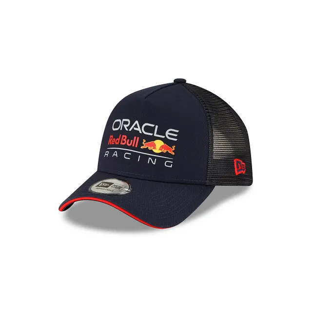Oracle Red Bull Racing Essential Blue A-Frame Trucker Hat sold by New Era