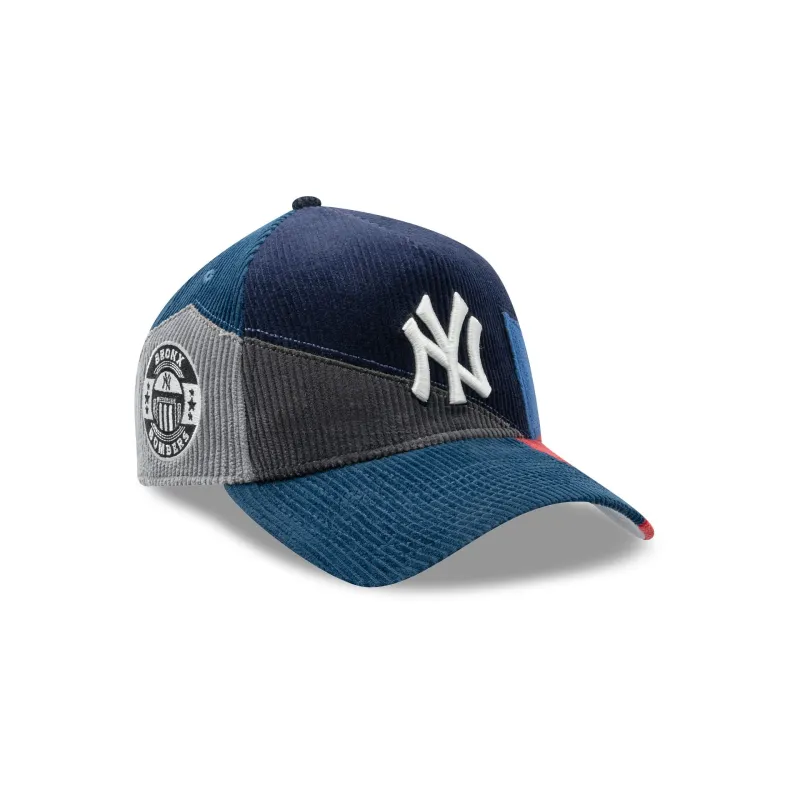 New York Yankees Corduroy Patchwork 9FORTY A-Frame Snapback Hat sold by New Era