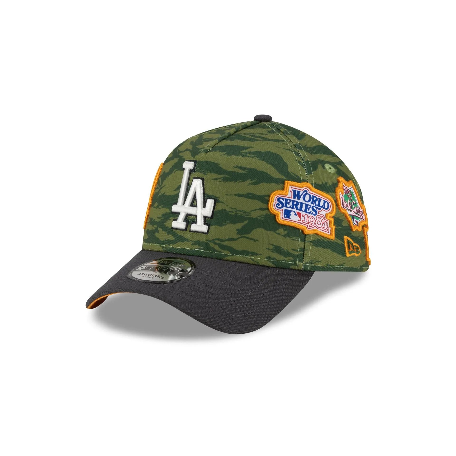 Los Angeles Dodgers Tiger Camo Patches 9FORTY A-Frame Snapback Hat sold by New Era product image thumbnail 3