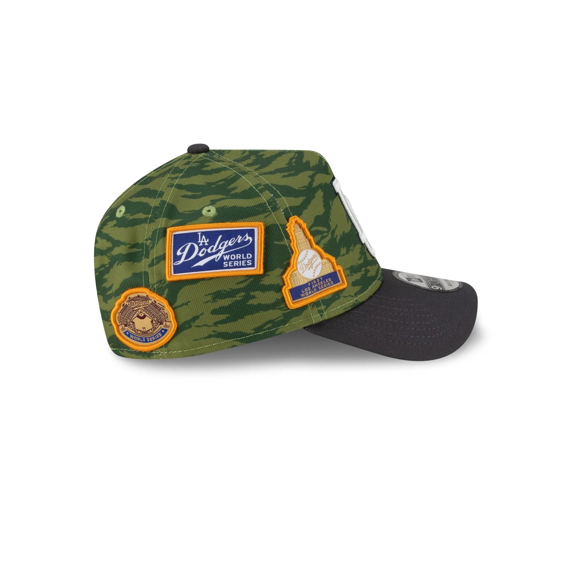 Los Angeles Dodgers Tiger Camo Patches 9FORTY A-Frame Snapback Hat sold by New Era product image thumbnail 5