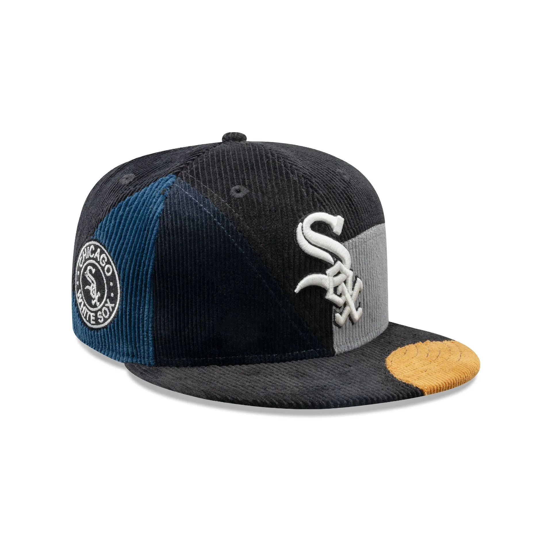 Chicago White Sox Corduroy Patchwork 59FIFTY Fitted Hat sold by New Era