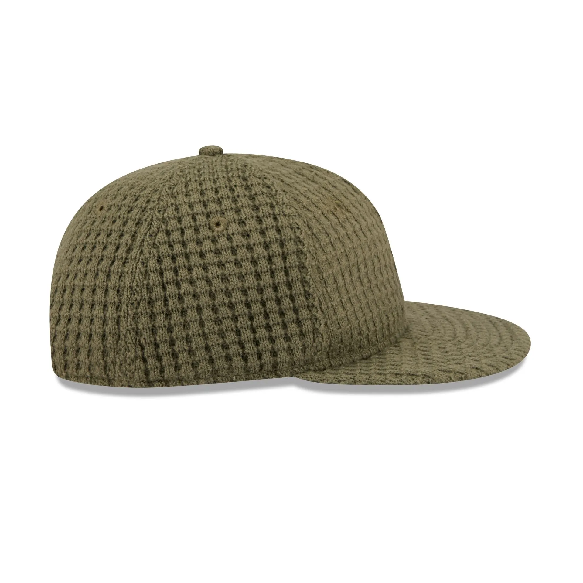 New Era Cap Waffle Knit Olive Retro Crown 9FIFTY Strapback Hat sold by New Era product image thumbnail 5