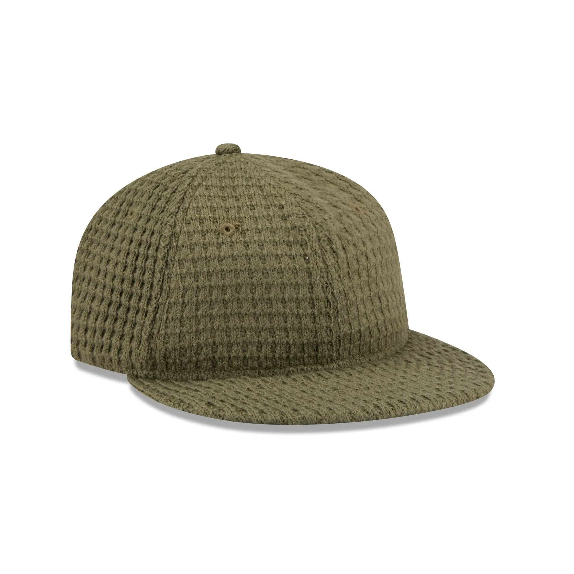 New Era Cap Waffle Knit Olive Retro Crown 9FIFTY Strapback Hat sold by New Era product image thumbnail 3