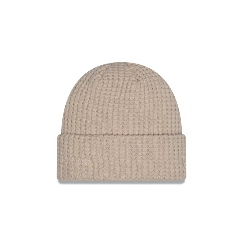 New Era Cap Waffle Knit Stone Cuff Knit Hat sold by New Era