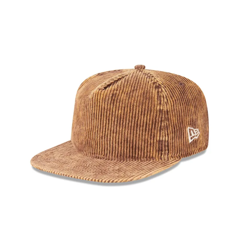 New Era Cap Washed Corduroy Brown 19TWENTY Adjustable Hat sold by New Era