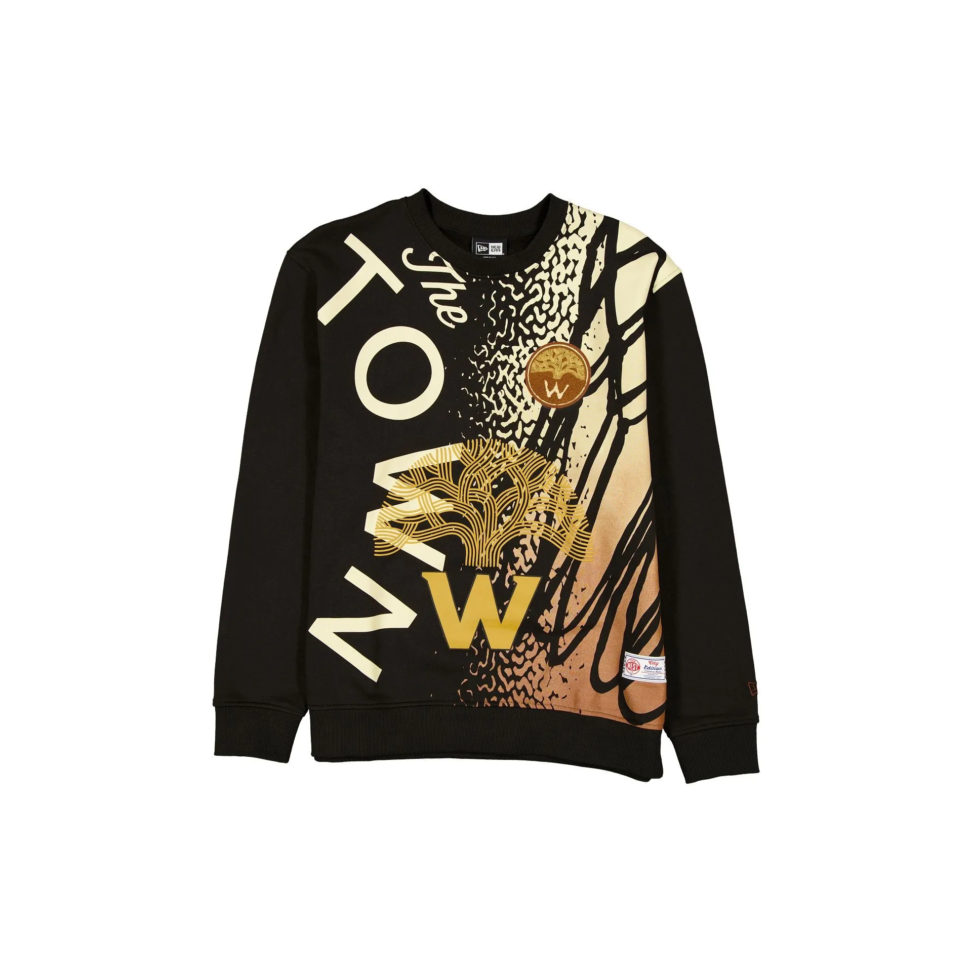 Golden State Warriors 2025 City Edition Black Crewneck sold by New Era