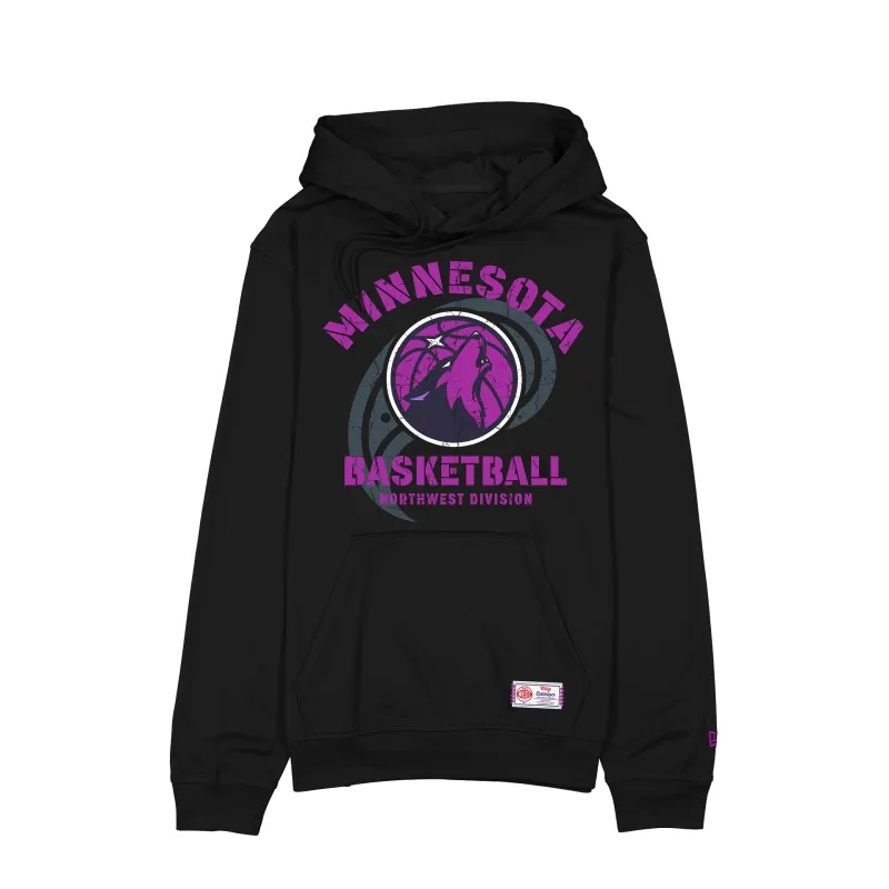 Minnesota Timberwolves 2025 City Edition Black Hoodie sold by New Era