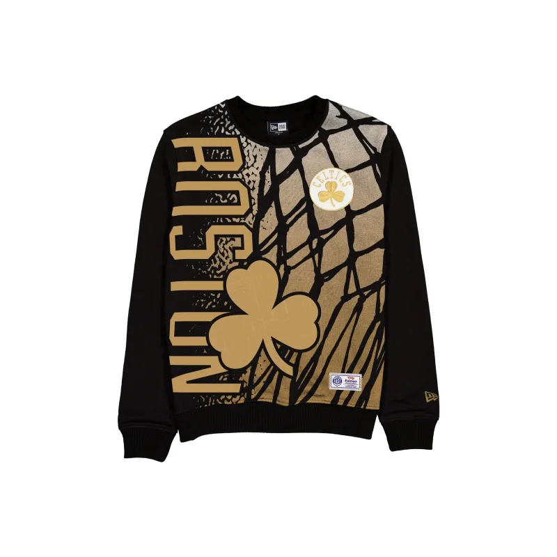 Boston Celtics 2025 City Edition Black Crewneck sold by New Era