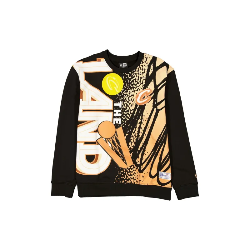 Cleveland Cavaliers 2025 City Edition Black Crewneck sold by New Era