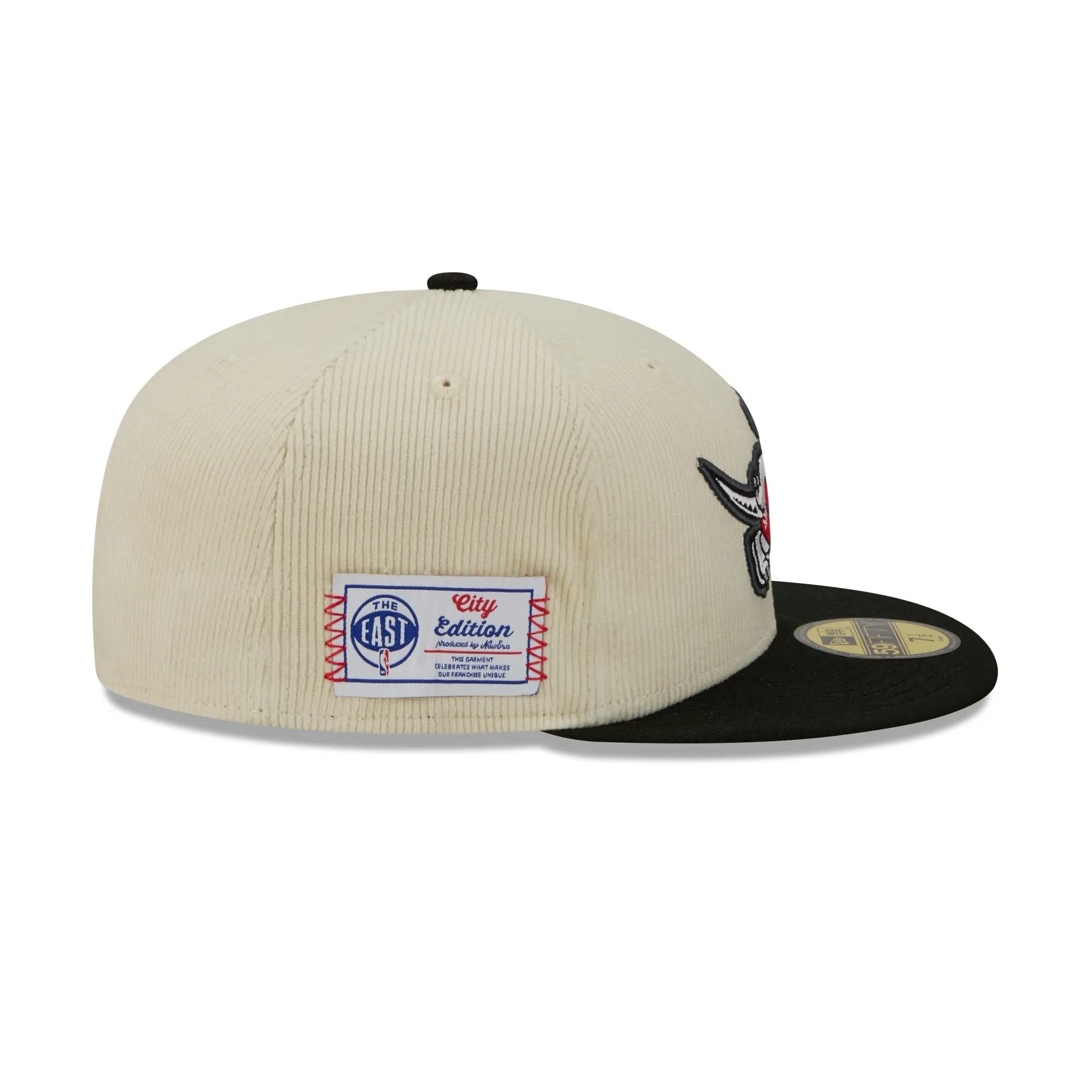 Toronto Raptors 2025 City Edition Chrome White Corduroy 59FIFTY Fitted Hat sold by New Era product image thumbnail 4