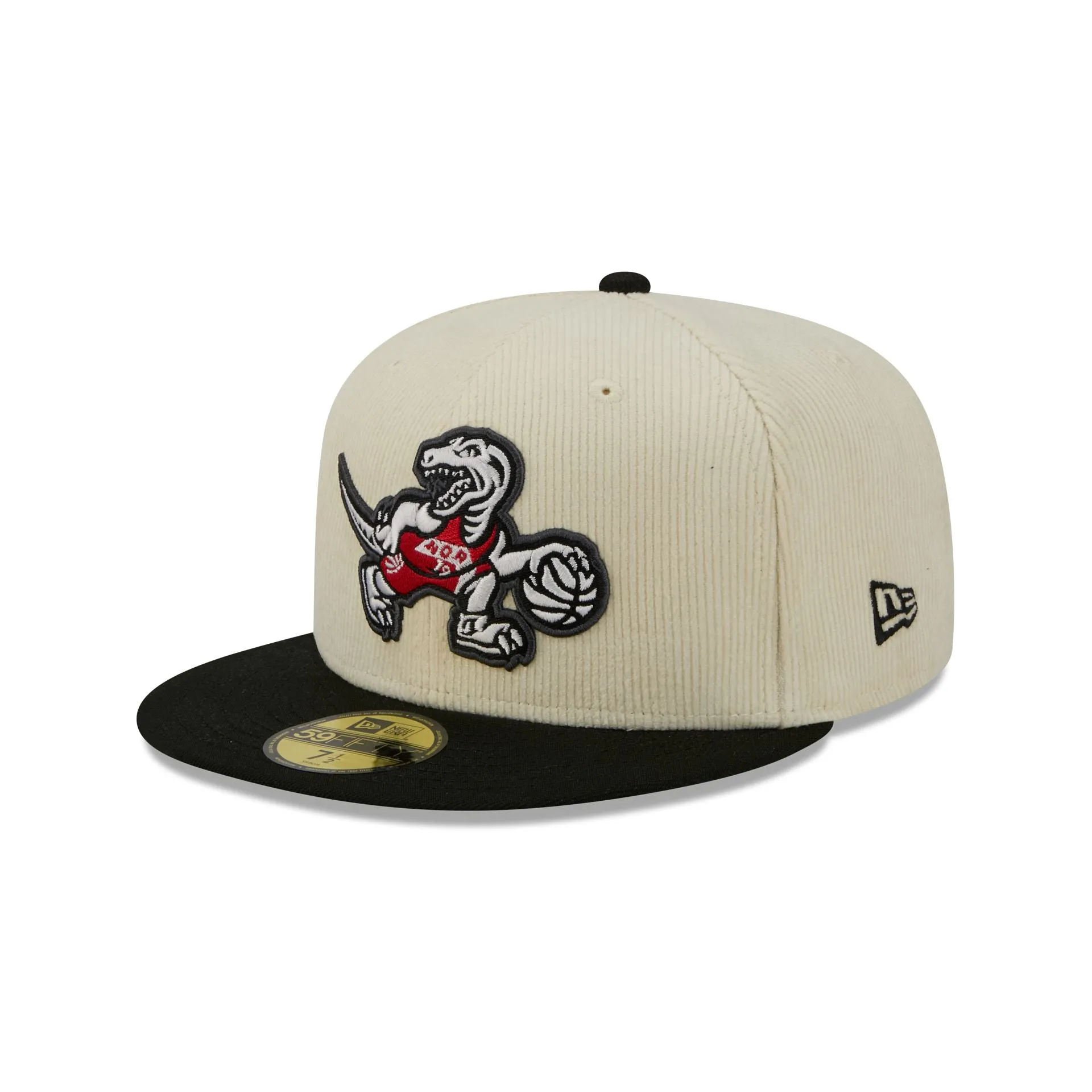 Toronto Raptors 2025 City Edition Chrome White Corduroy 59FIFTY Fitted Hat sold by New Era product image thumbnail 3