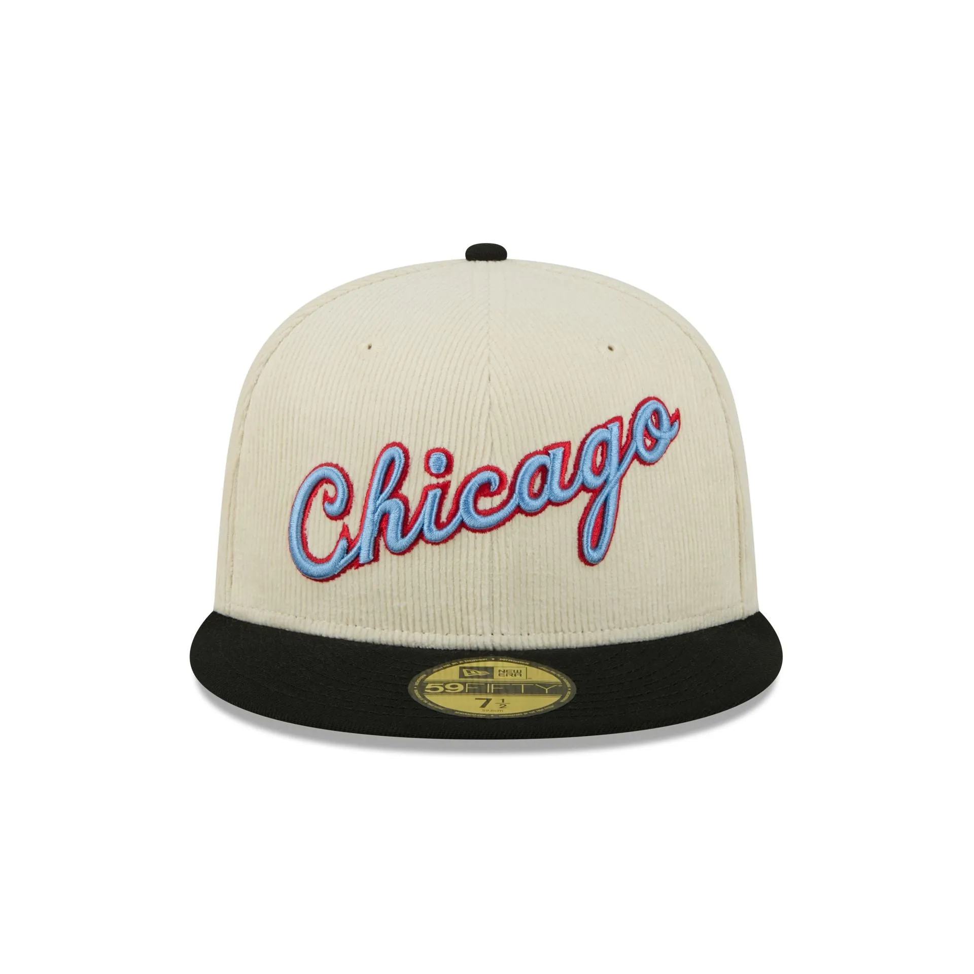Chicago Bulls 2025 City Edition Chrome White Corduroy 59FIFTY Fitted Hat sold by New Era product image thumbnail 2