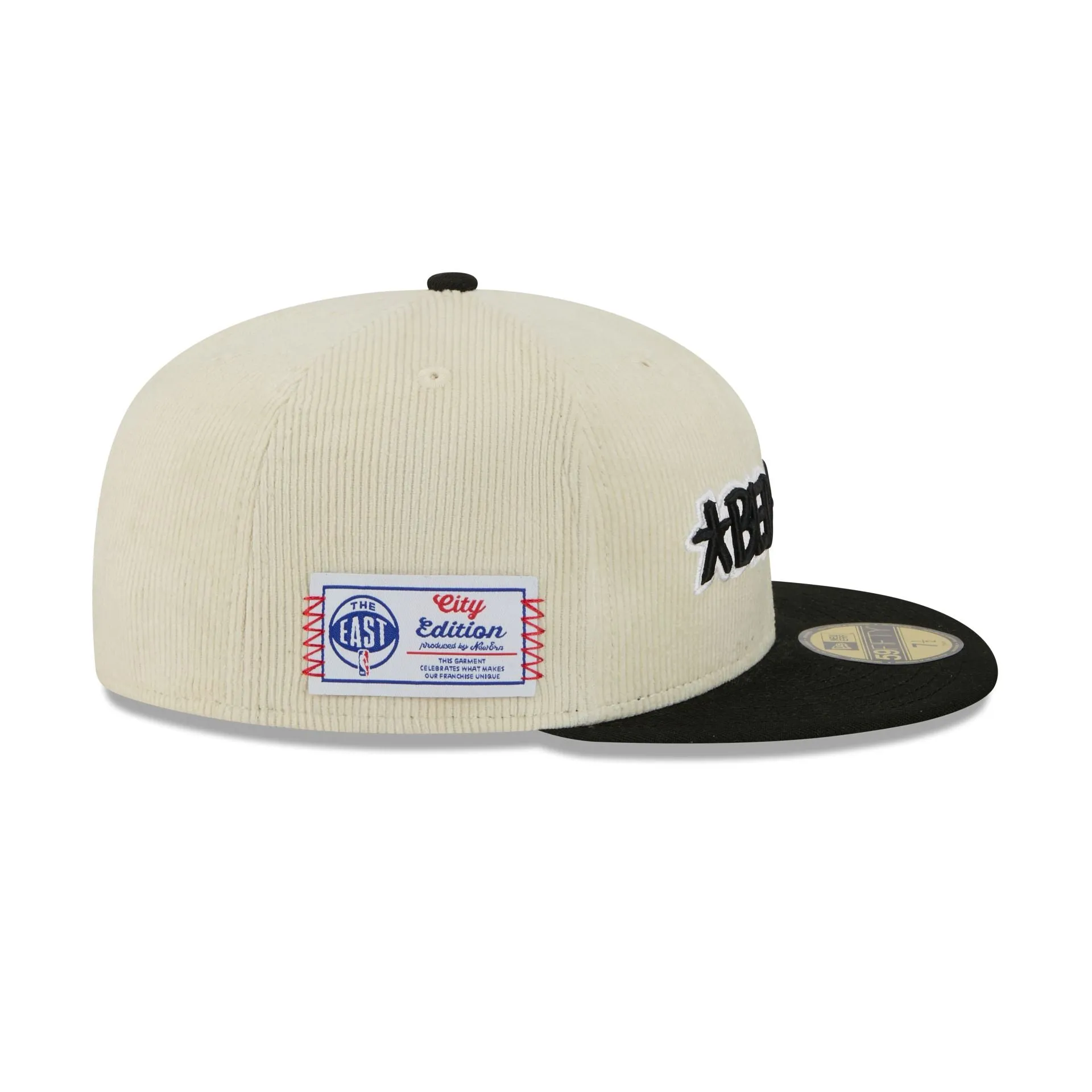 Brooklyn Nets 2025 City Edition Chrome White Corduroy 59FIFTY Fitted Hat sold by New Era product image thumbnail 4