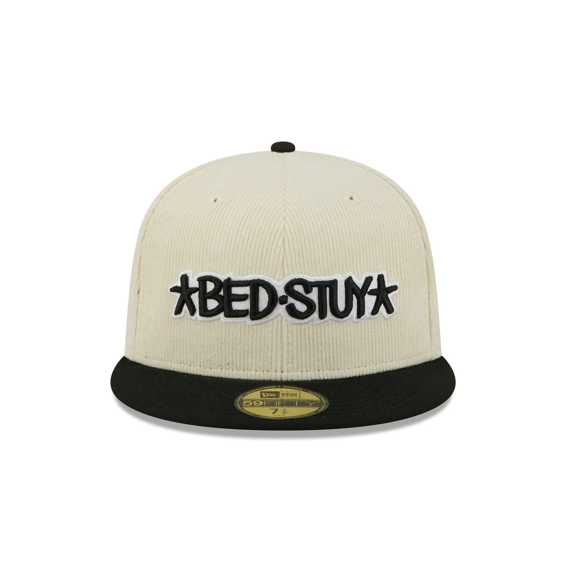 Brooklyn Nets 2025 City Edition Chrome White Corduroy 59FIFTY Fitted Hat sold by New Era product image thumbnail 2