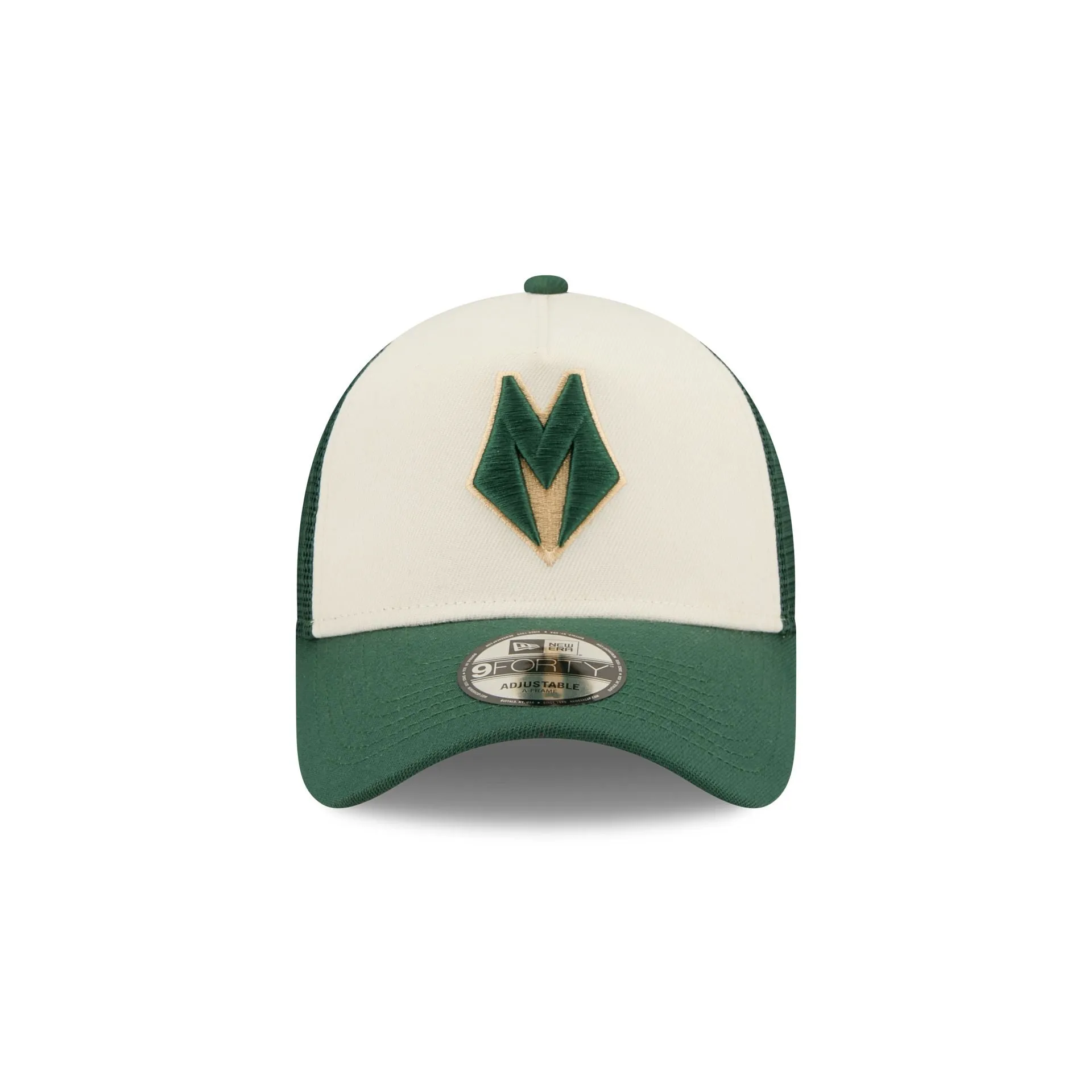 Milwaukee Bucks 2025 City Edition 9FORTY A-Frame Trucker Hat sold by New Era product image thumbnail 2