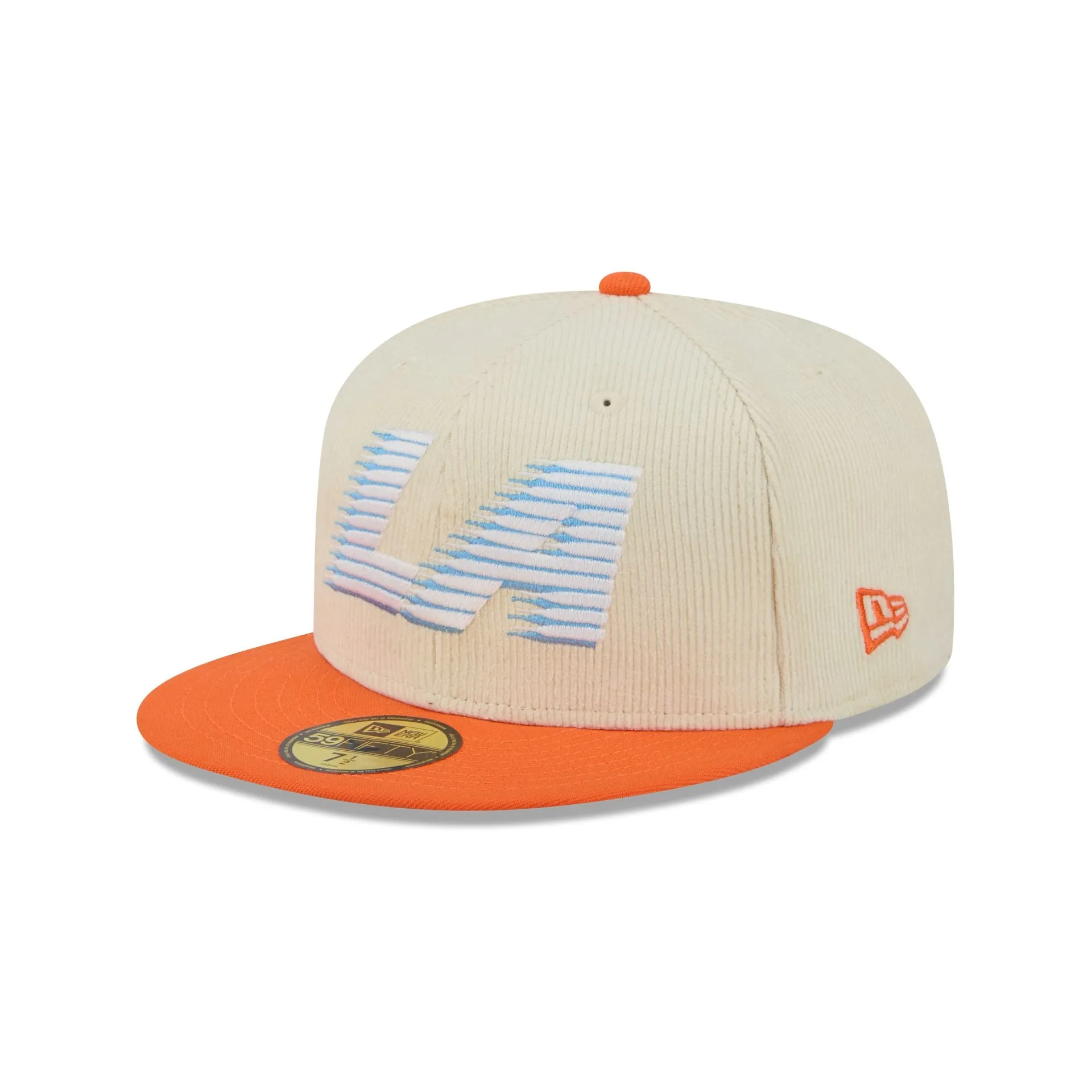 Los Angeles Clippers 2025 City Edition Chrome White Corduroy 59FIFTY Fitted Hat sold by New Era product image thumbnail 3