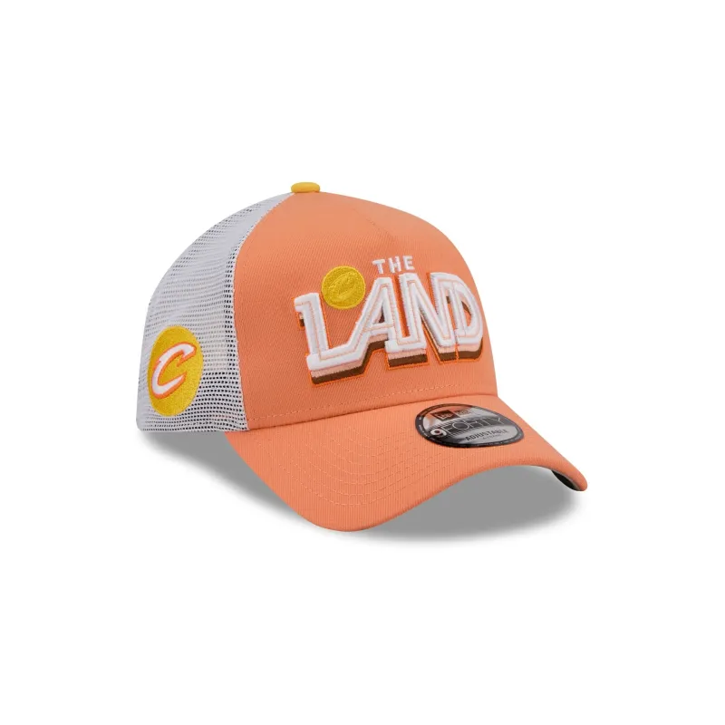 Cleveland Cavaliers 2025 City Edition 9FORTY A-Frame Trucker Hat sold by New Era