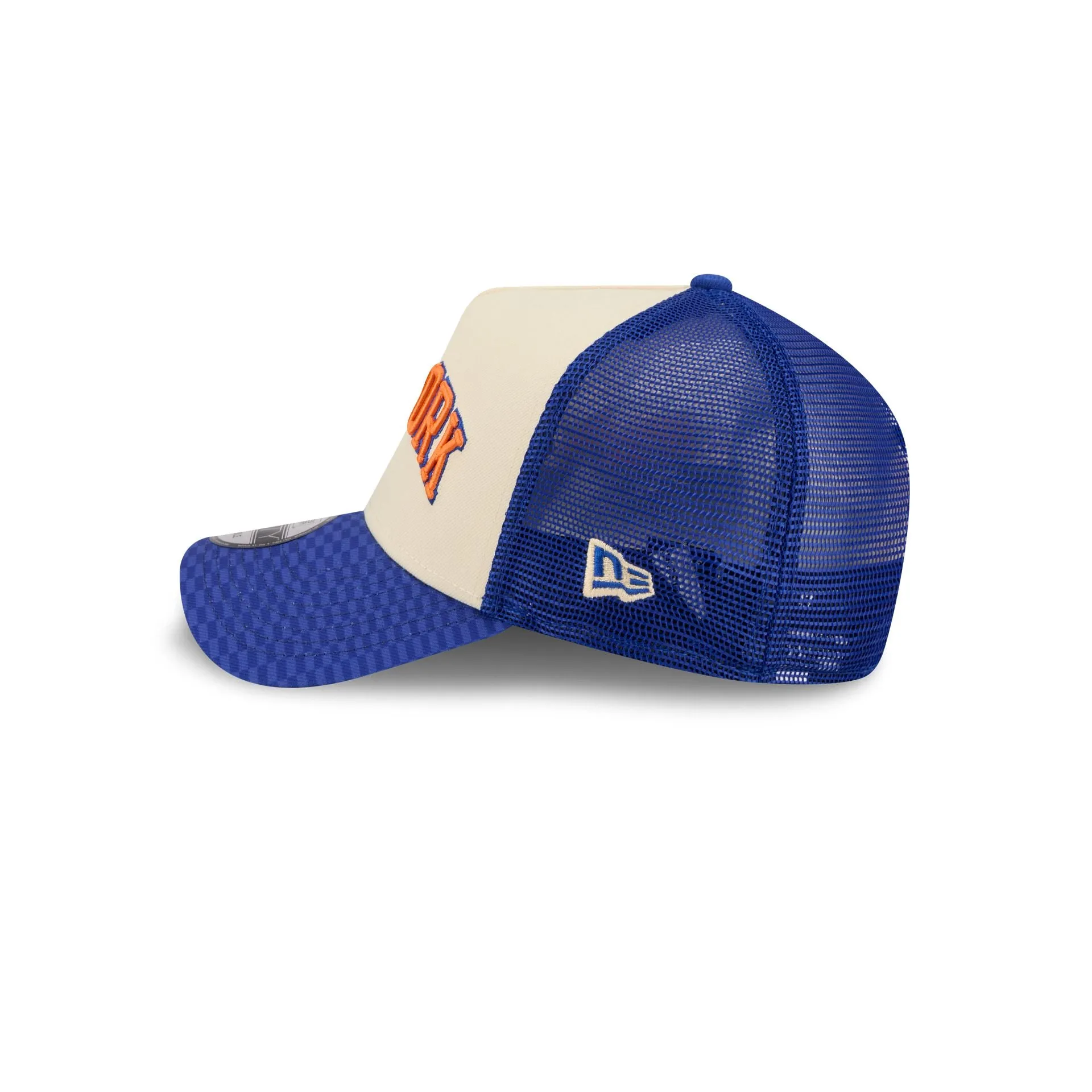 New York Knicks 2025 City Edition 9FORTY A-Frame Trucker Hat sold by New Era product image thumbnail 5