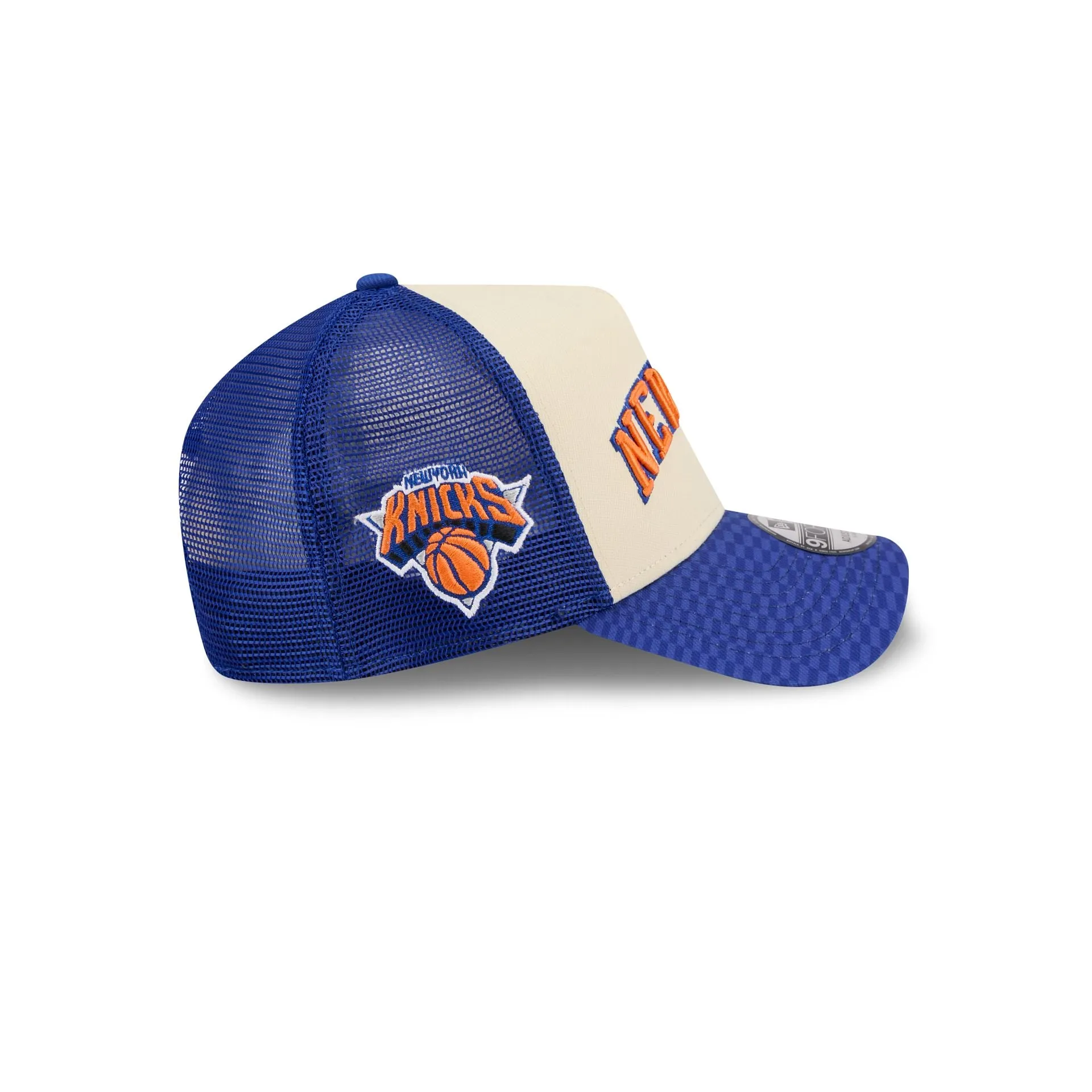 New York Knicks 2025 City Edition 9FORTY A-Frame Trucker Hat sold by New Era product image thumbnail 4