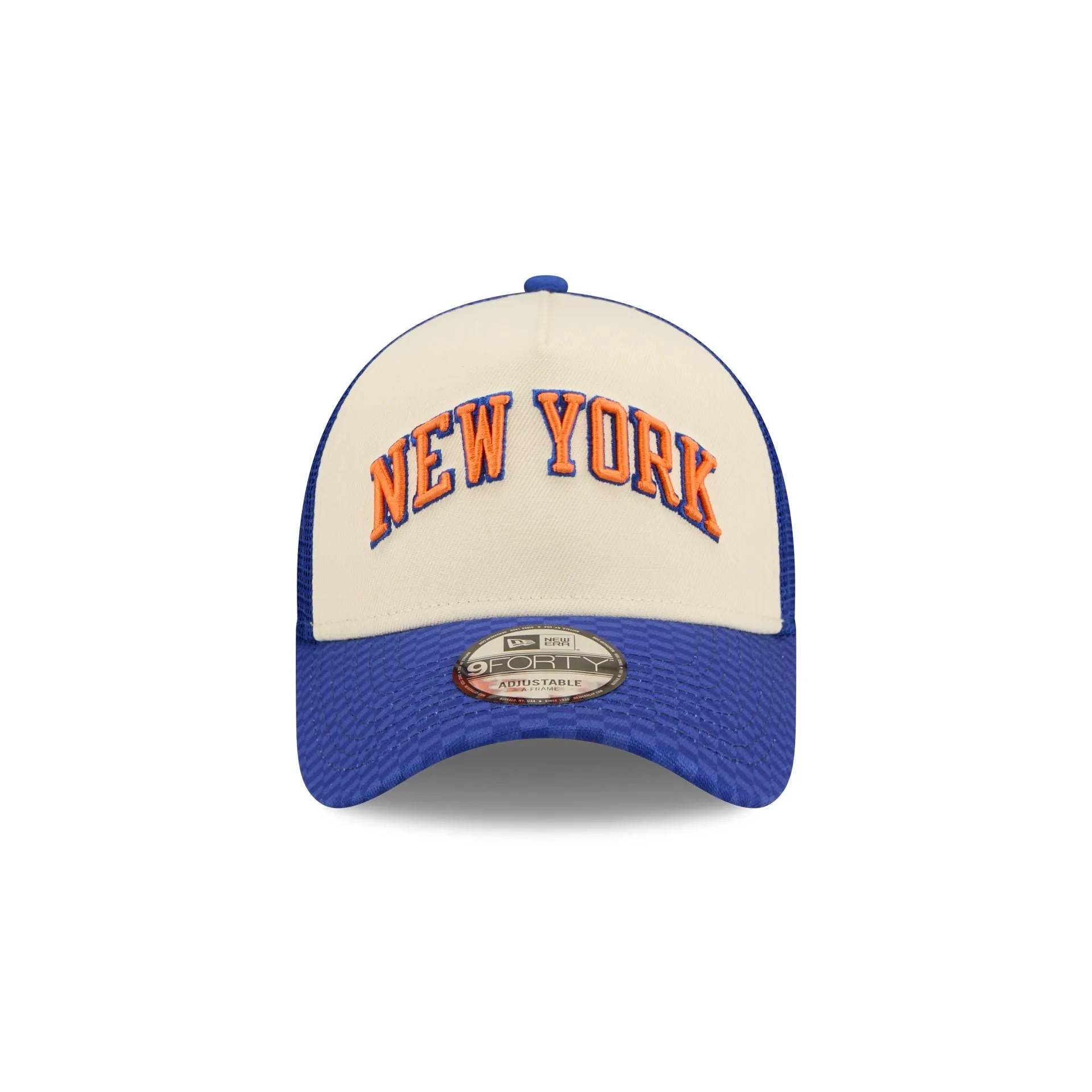 New York Knicks 2025 City Edition 9FORTY A-Frame Trucker Hat sold by New Era product image thumbnail 2